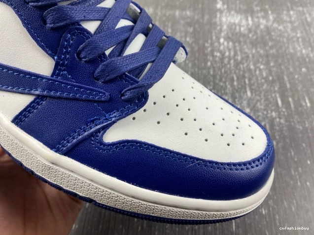 SCOTT AIR JORDAN X CUSTOM OFF-WHITE DM7890-101 1 X TRAVIS 1123